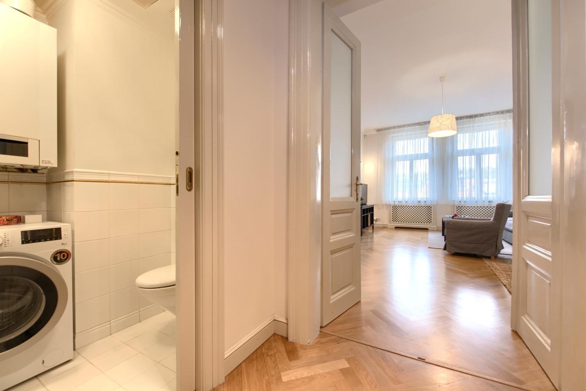 Milosrdnych Apartments Prag Rum bild