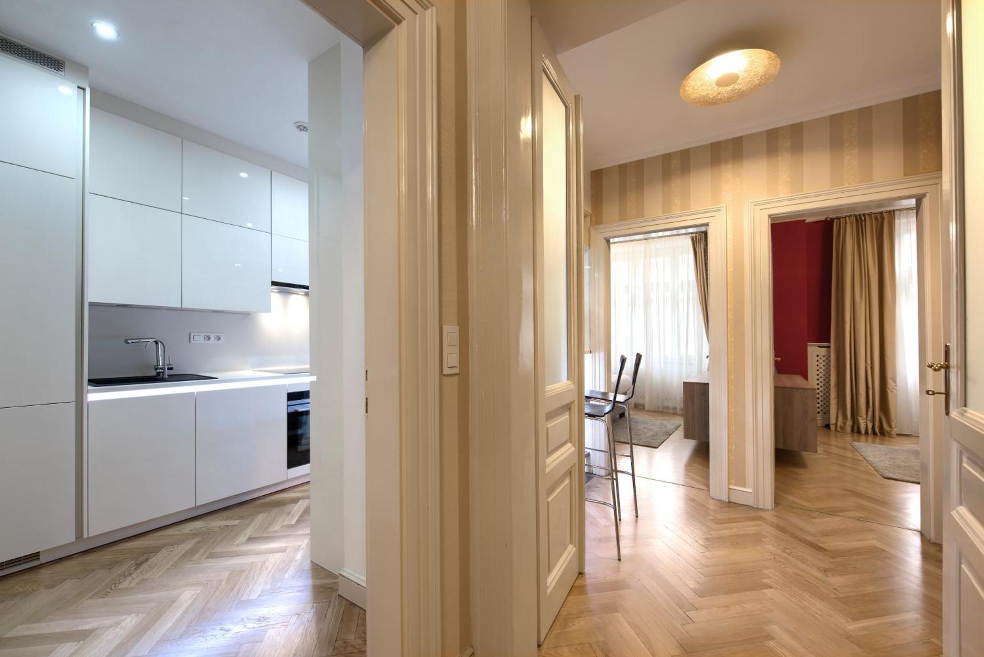 Milosrdnych Apartments Prag Rum bild