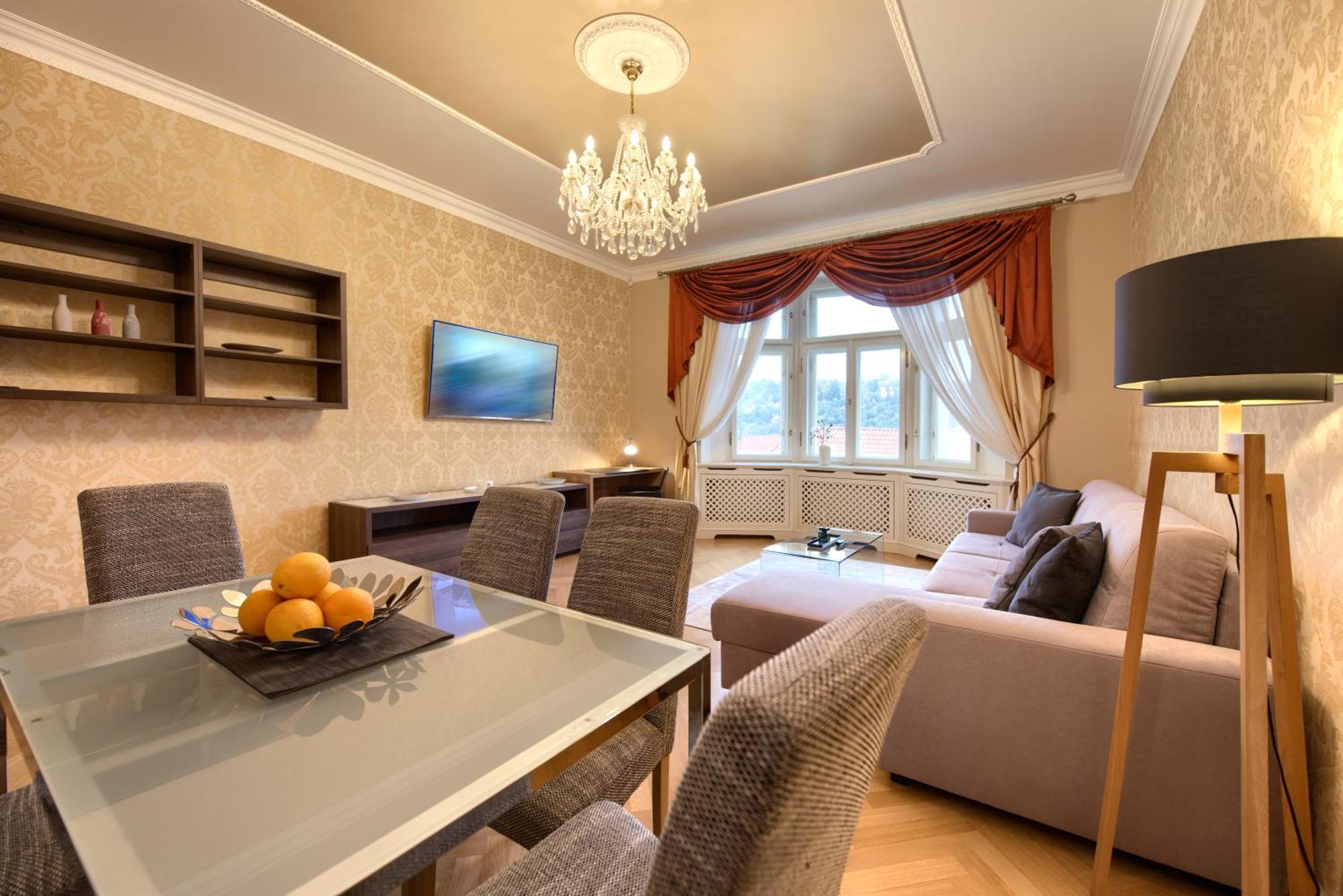 Milosrdnych Apartments Prag Rum bild