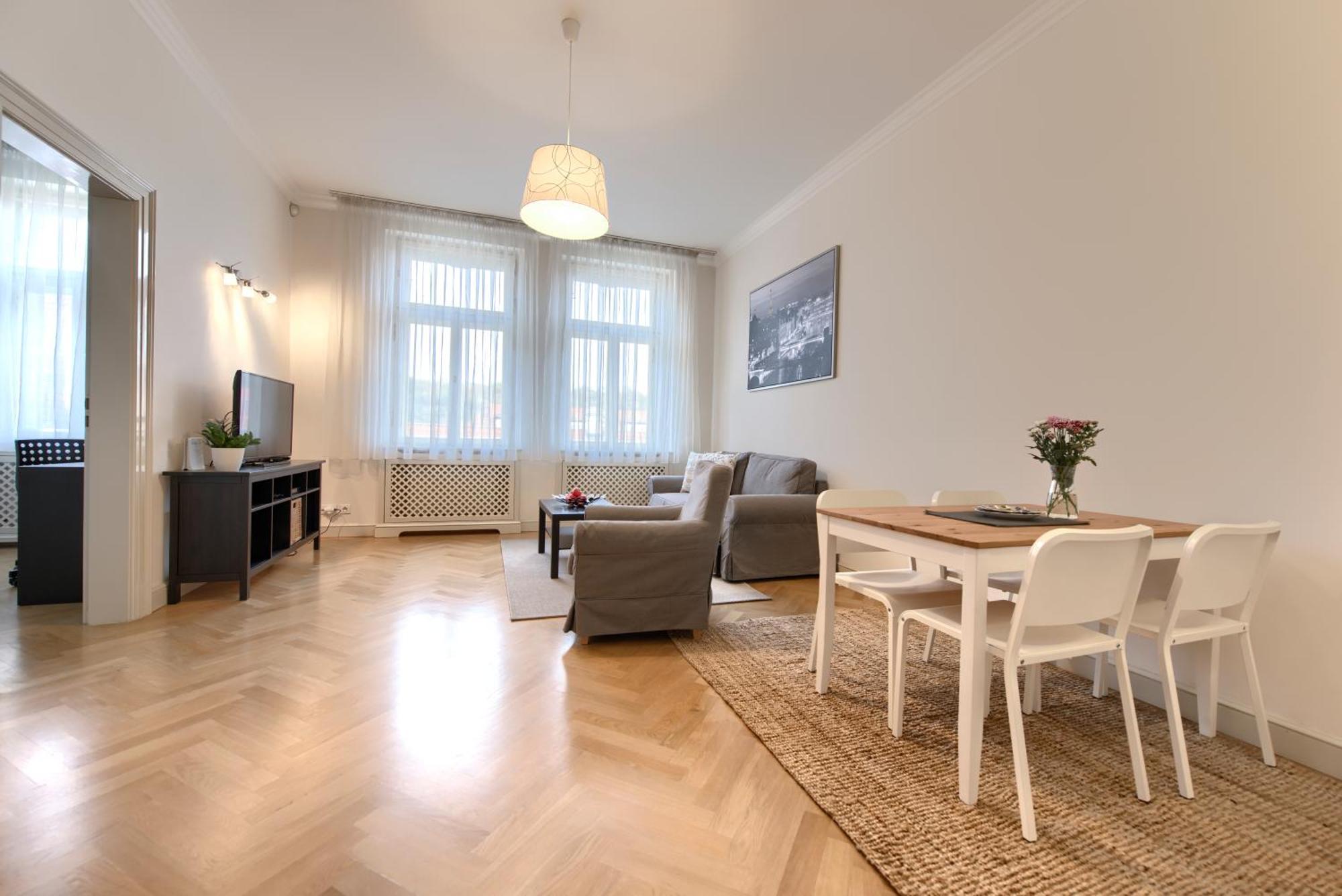 Milosrdnych Apartments Prag Rum bild